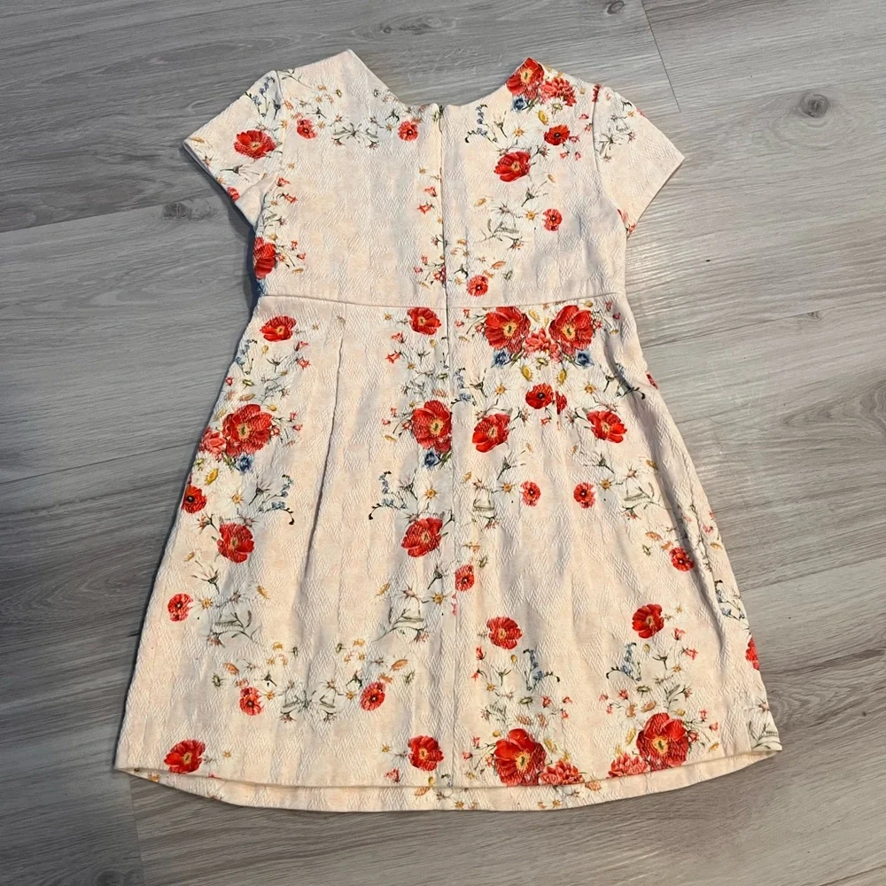 ZARA Floral Embroidered Dress‎